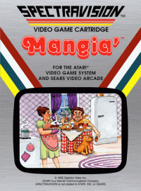 Mangia Atari 2600 US box art